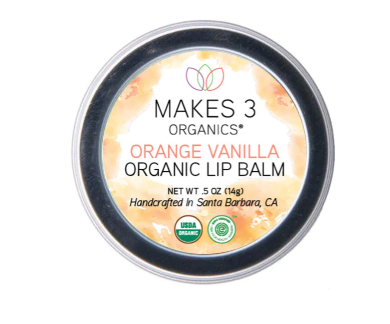 Makes 3 Organics Organic Lip Balm
