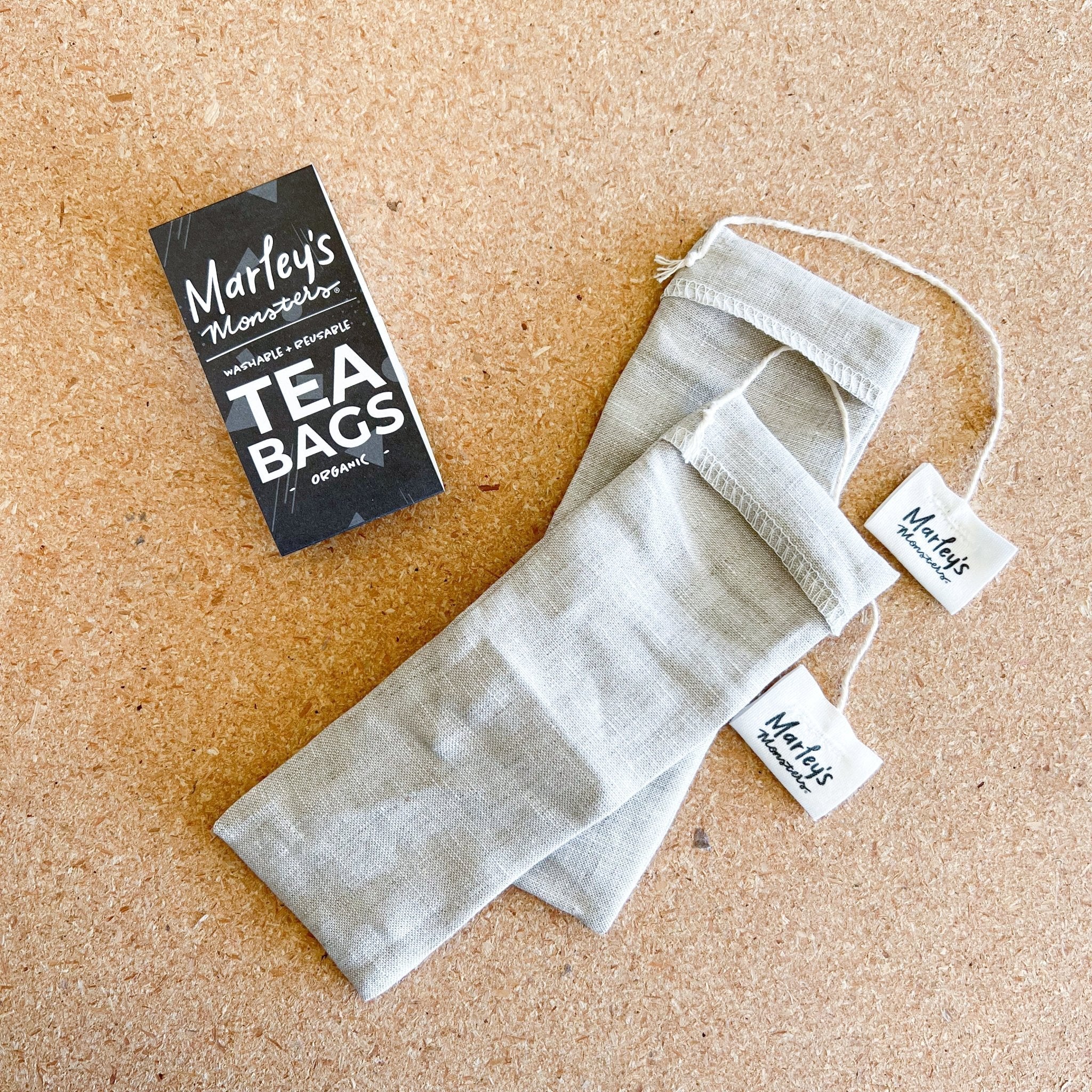 Reusable Sun Tea Bags: Organic Linen