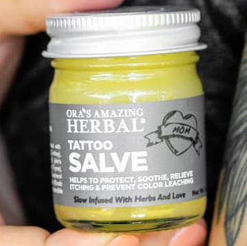 Tattoo Salve, Natural Tattoo Aftercare