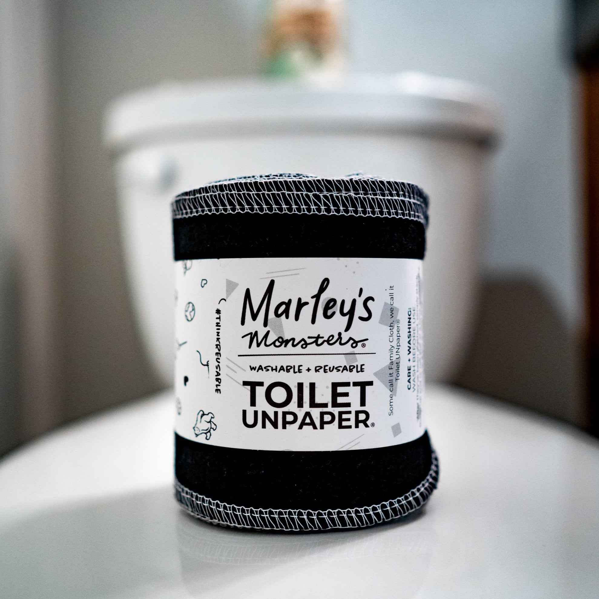 Toilet UNpaper® Roll: Black